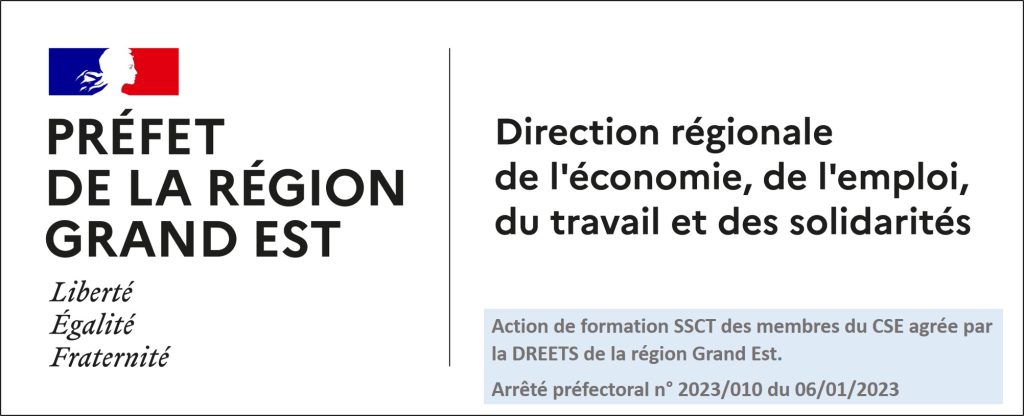 DREETS - Enregistrement formation SSCT membres CSE